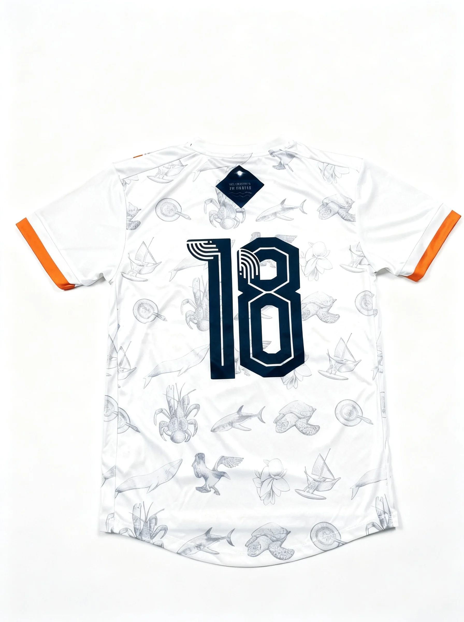 Matchworn Jersey back